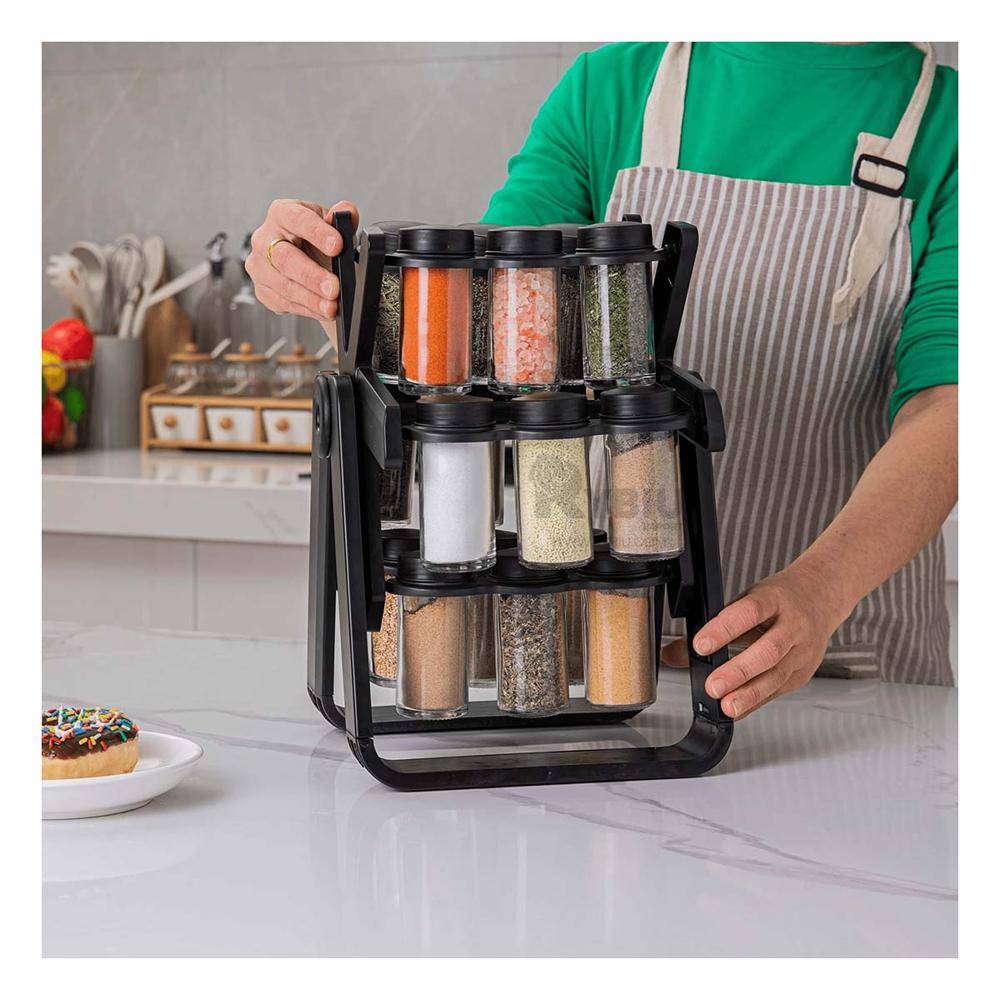 Almacenador Compacto en Negro Y+Regalo Ligas para Peinar