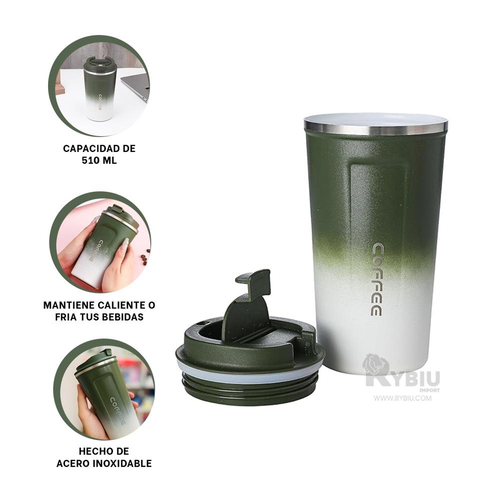 Envase Portatil Verde y Blanco Y+Regalo Ligas para Peinar