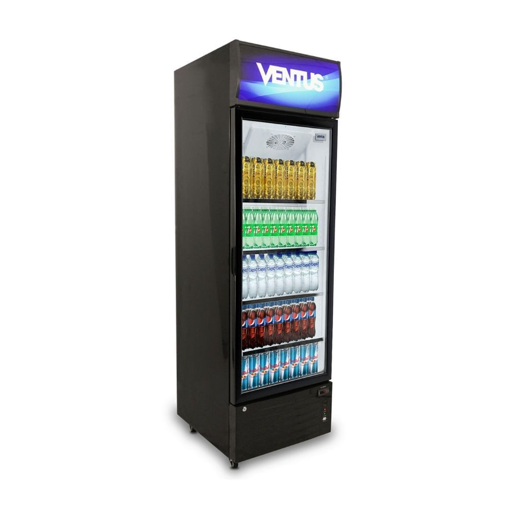 Visicooler Ventus 1 puerta de vidrio 380 litros