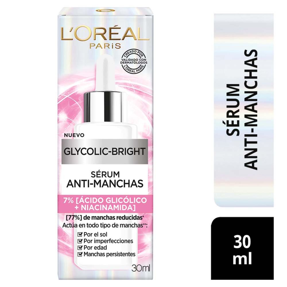 Sérum Facial Anti-Manchas Loreal Paris Glycolic Bright