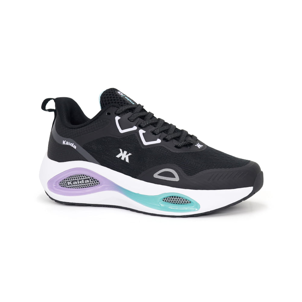 Zapatilla Running De Mujer KAIDA KD24-03FI3 Negro