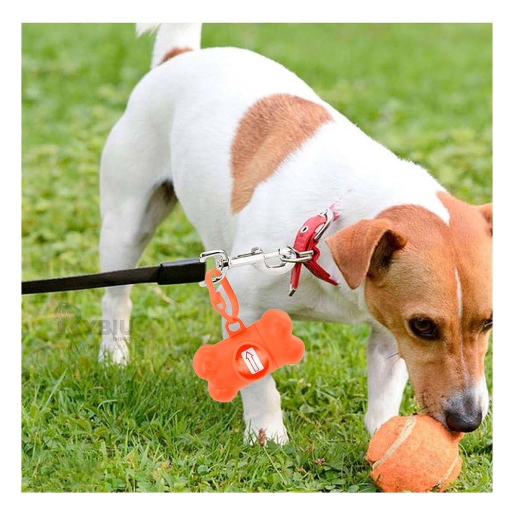 Bolsa de Residuos de Perros en Anaranjado Y+Papel de Regalo