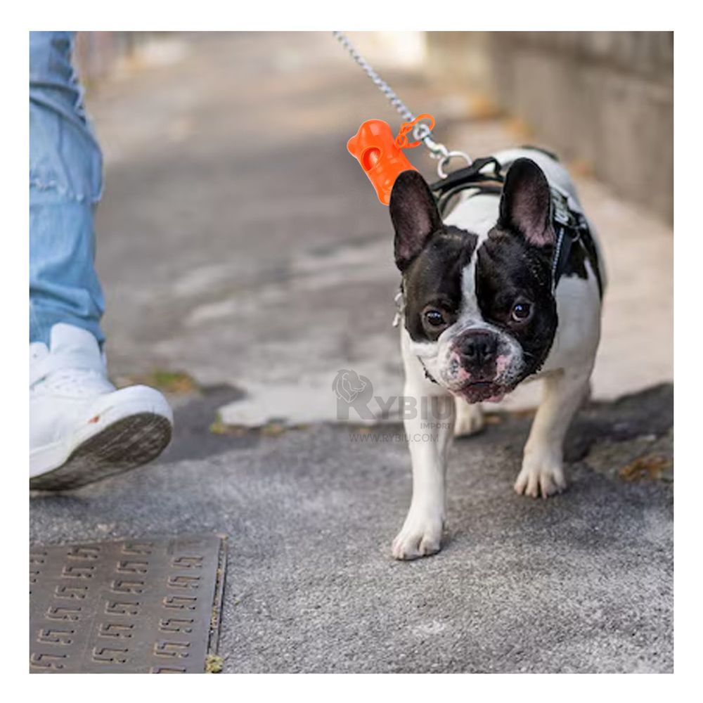 Bolsa de Desecho y Protector Tipo Hueso de Perro Anaranjado