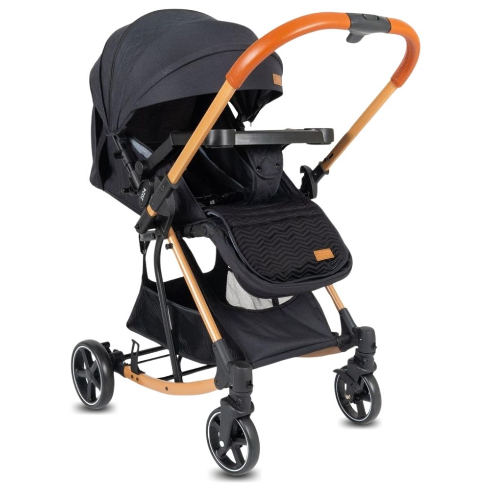 Coche Mecedora Grand Venice con Mango Reversible Negro