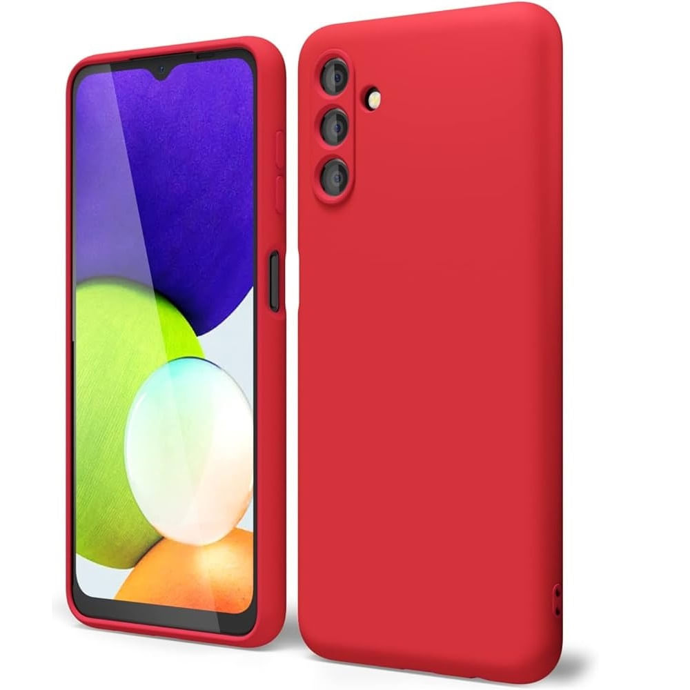 Funda para Tecno Spark Go 2023 Soft Feeling Antishock Rojo Resistente ante Caídas y Golpes