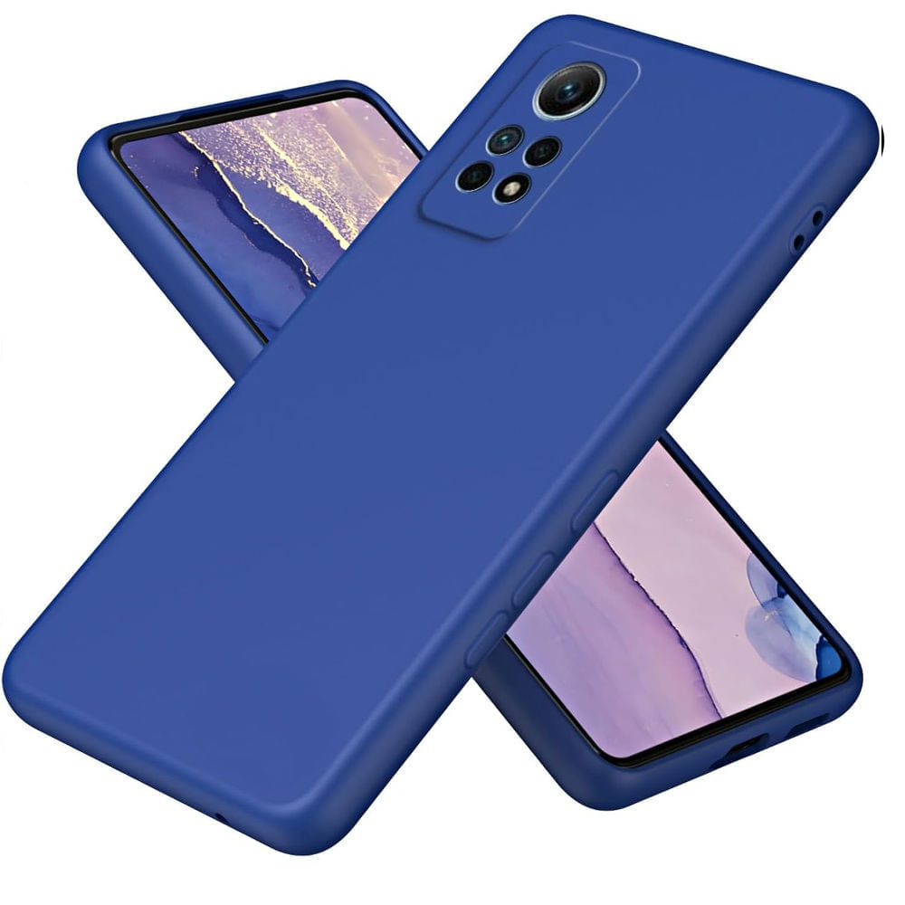 Funda para Xiaomi Redmi Note 13 Pro 5G Soft Feeling Antishock Azul Resistente ante Caídas y Golpes
