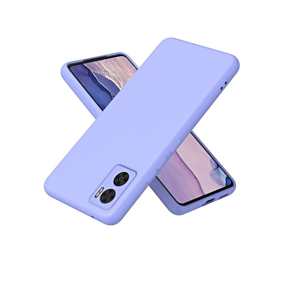 Funda para Motorola Moto G34 5G Soft Feeling Antishock Lila Resistente ante Caídas y Golpes