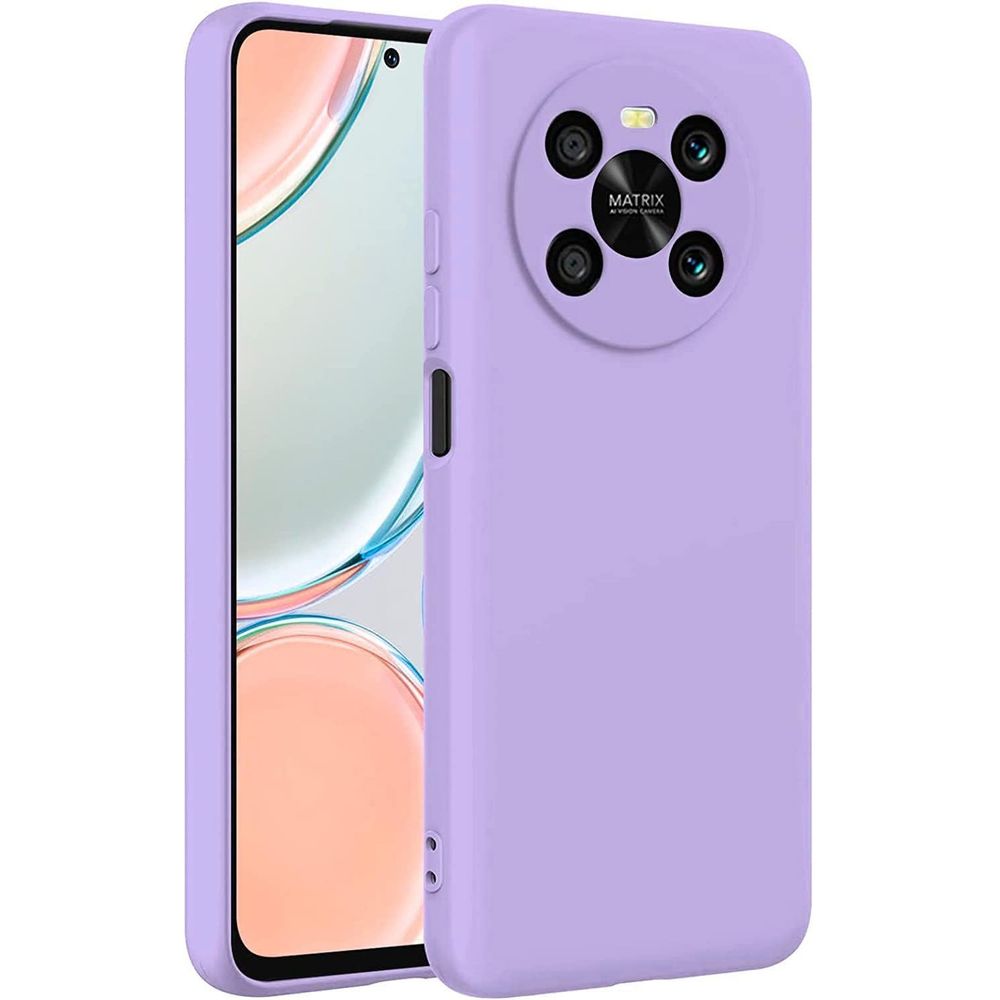 Funda para Honor X5 Plus Soft Feeling Antishock Lila Resistente ante Caídas y Golpes