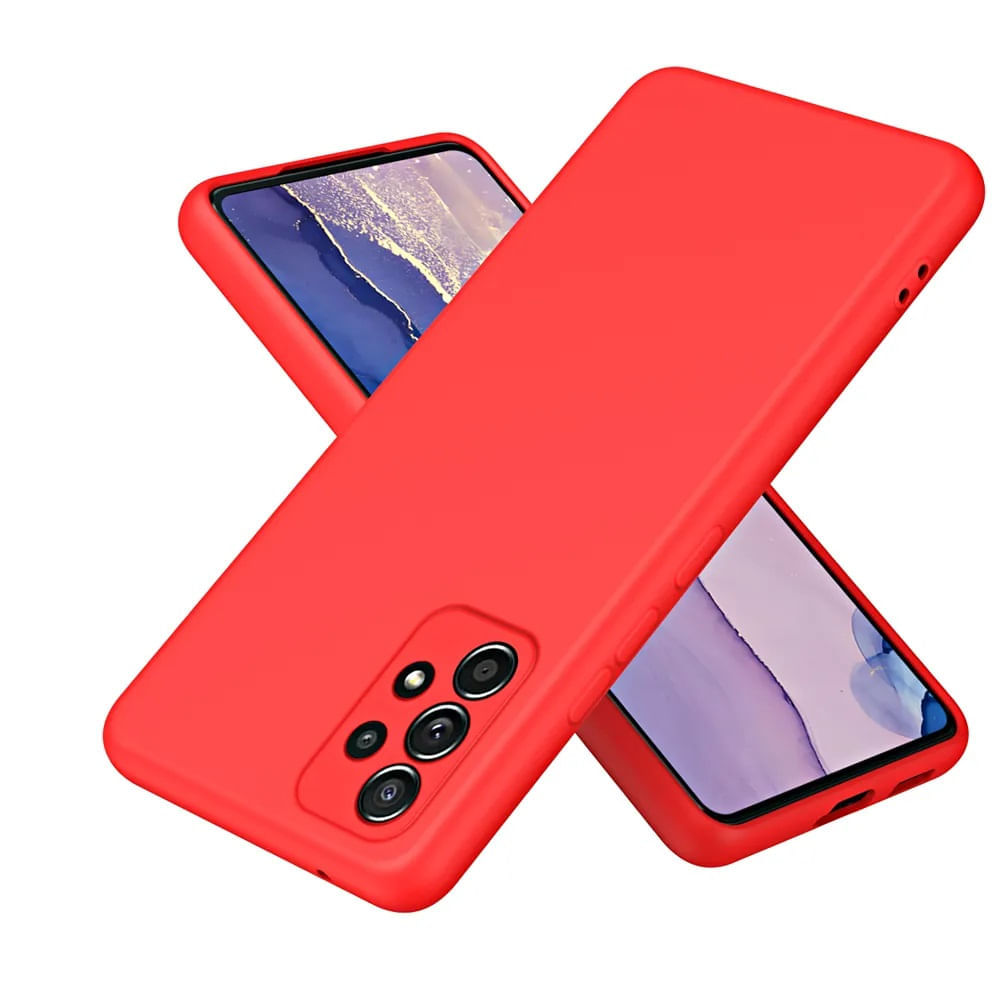 Funda para Samsung Note 10 Plus Soft Feeling Antishock Rojo Resistente ante Caídas y Golpes