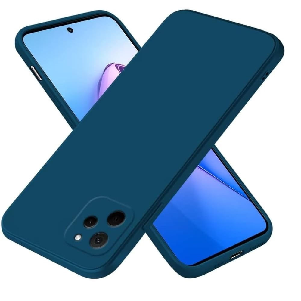 Funda para ZTE Blade A54 Soft Feeling Antishock Azul Resistente ante Caídas y Golpes