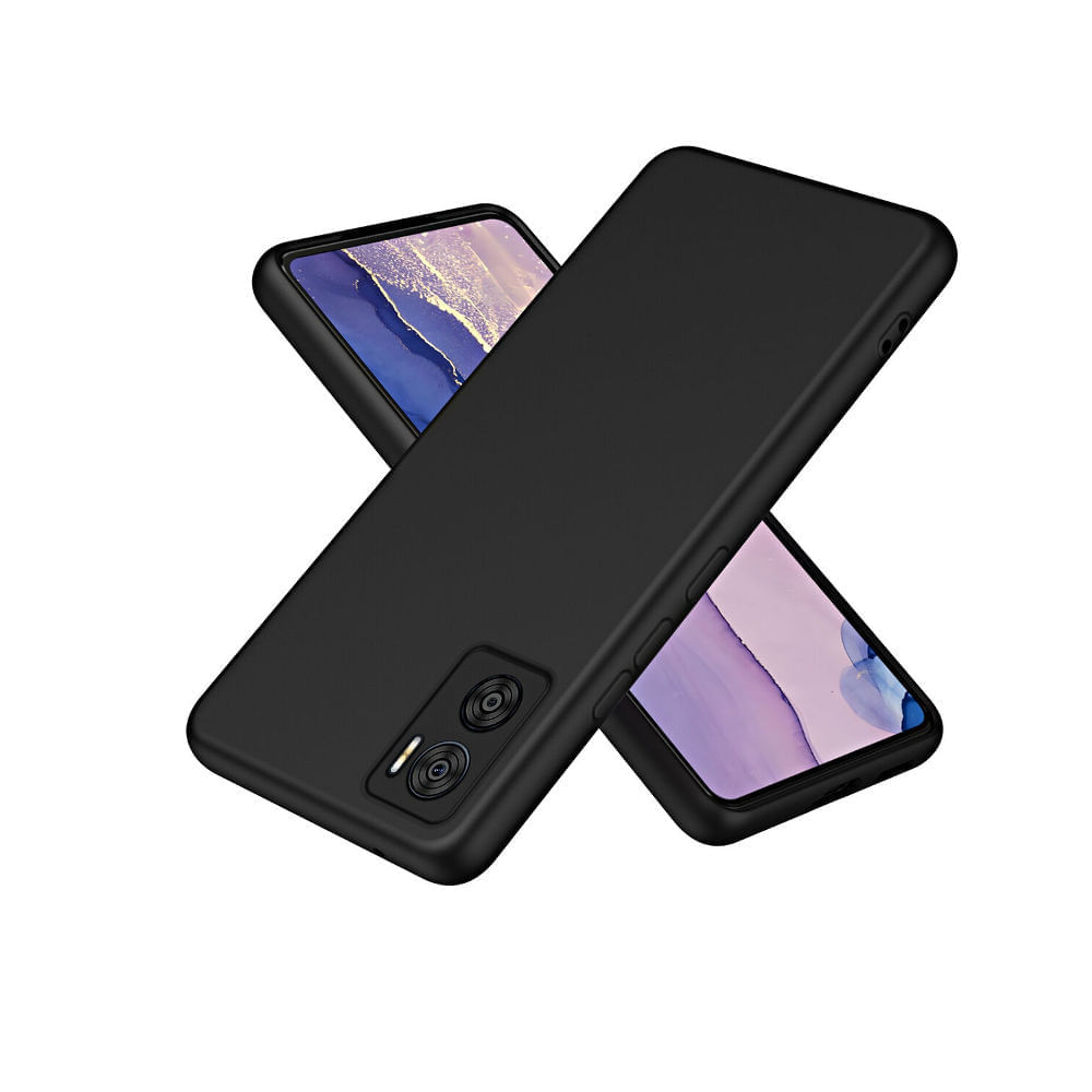 Funda para Motorola Moto G24 Power Soft Feeling Antishock Negro Resistente ante Caídas y Golpes