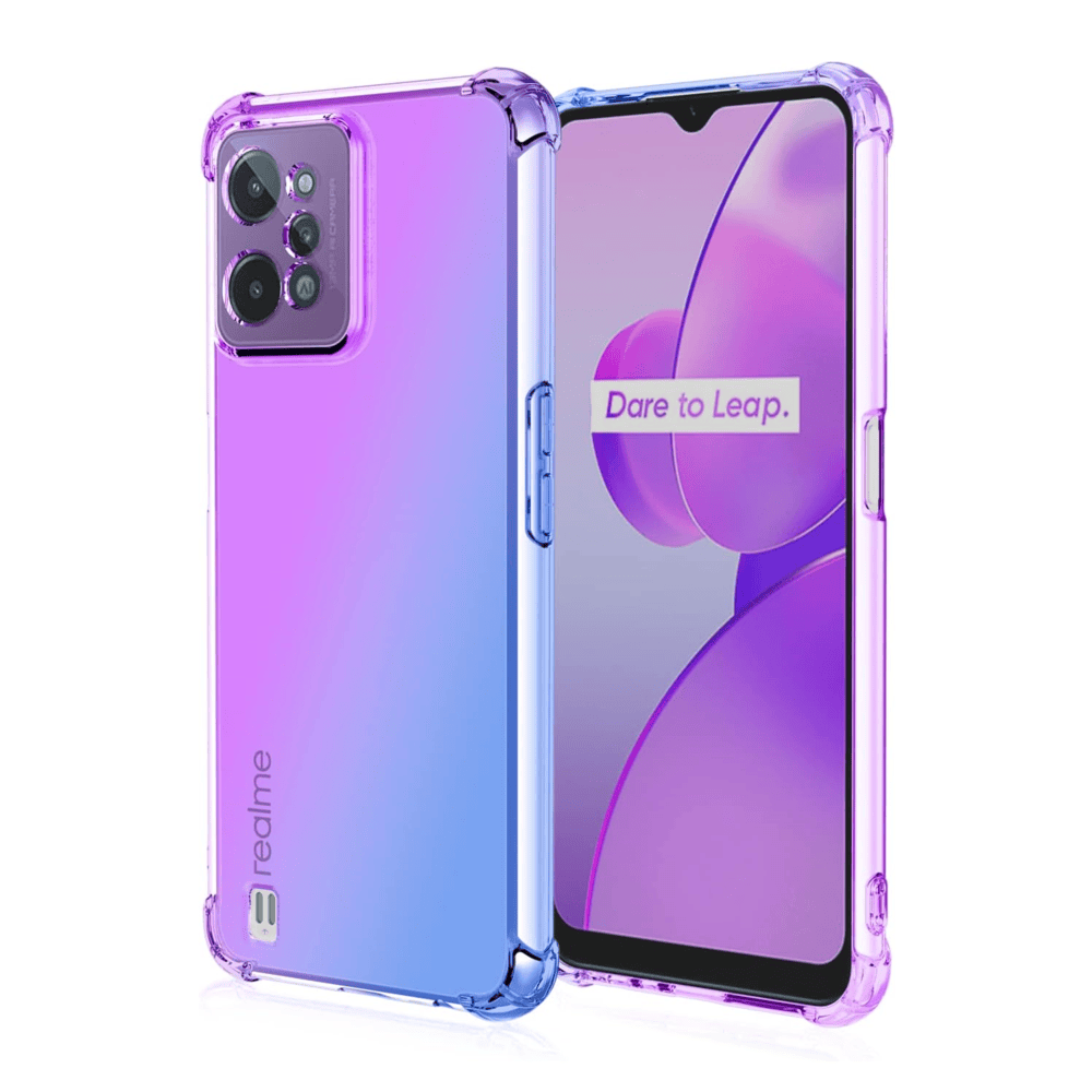 Funda para Realme C11 2021 TPU con esquinas reforzadas Antishock Resistente a Caídas y Golpes