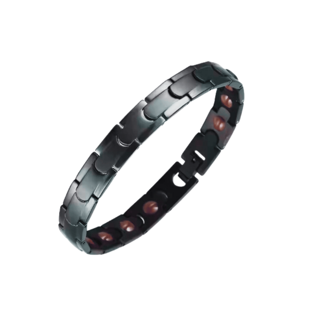 Pulsera Magnética Saludable Titanio con Infrarrojo Lejano x 19 cm