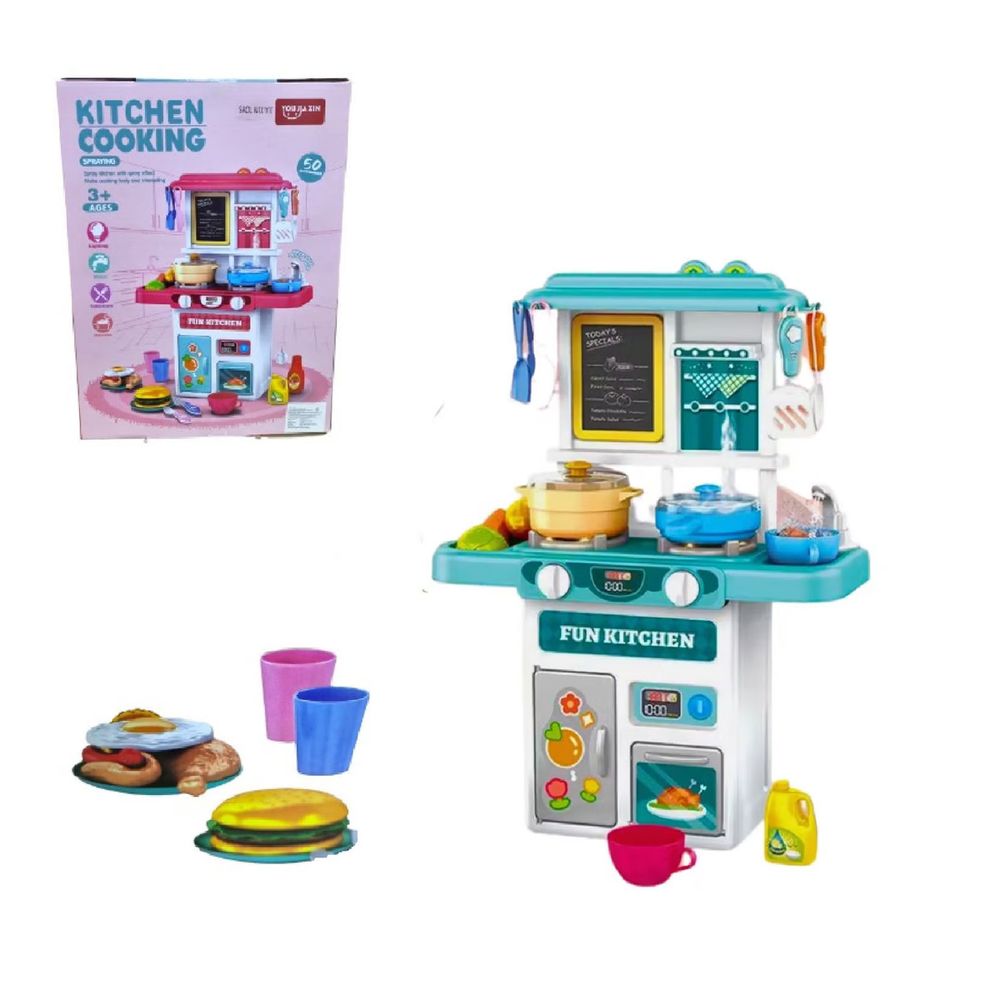 Set de Cocina Kitchen Cooking Juguete Interactivo con Accesorios