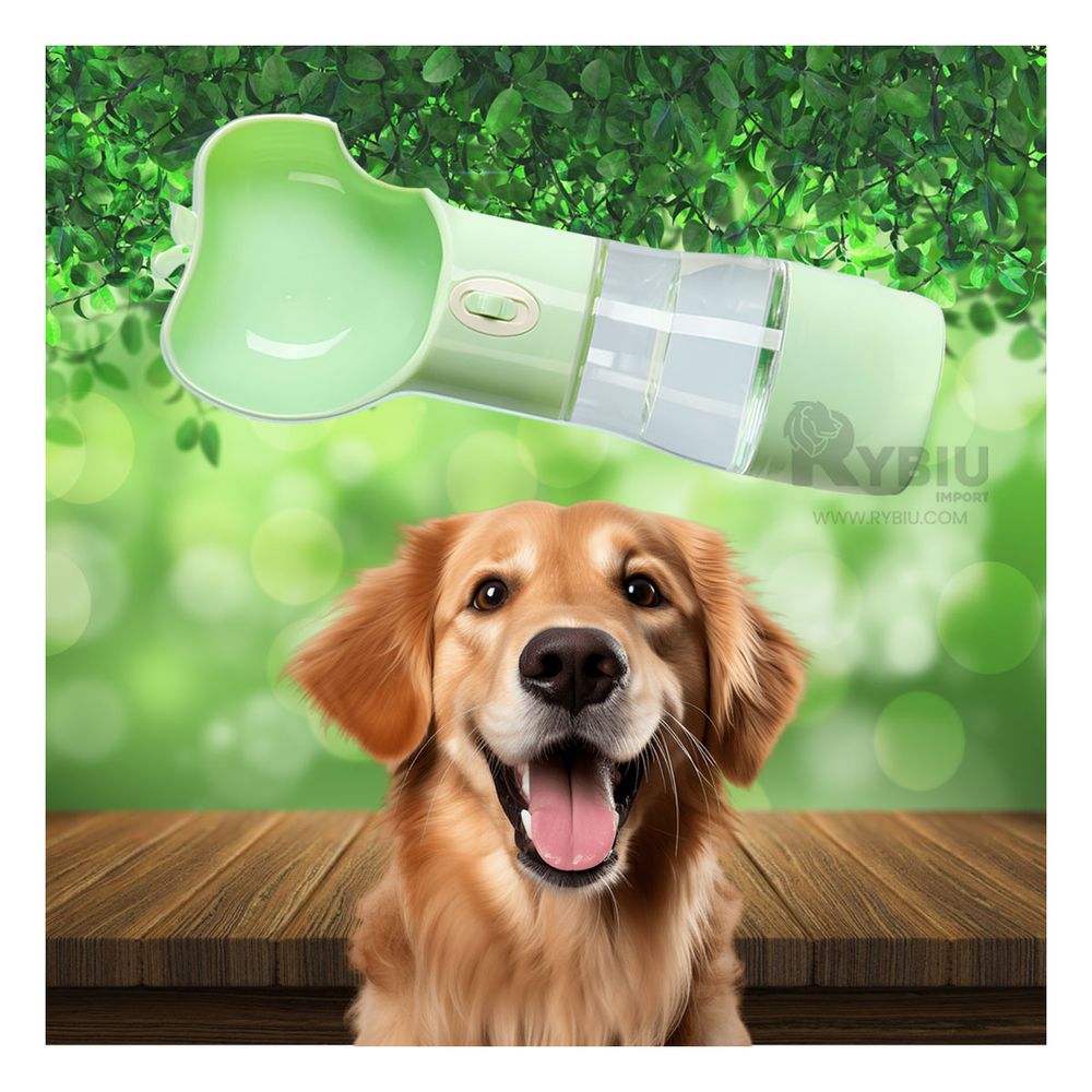 Dispensador de Agua para Perros en Color Verde Y+Agendita