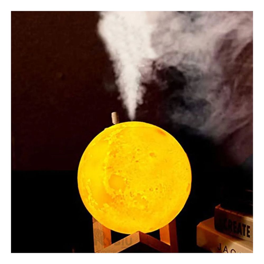 Humidificador en Forma de Luna con Luz