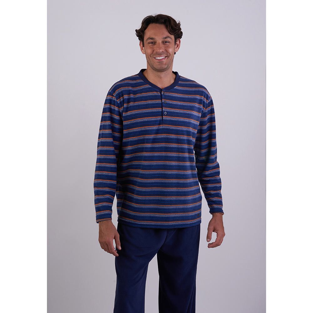 pijama azul marino hombre