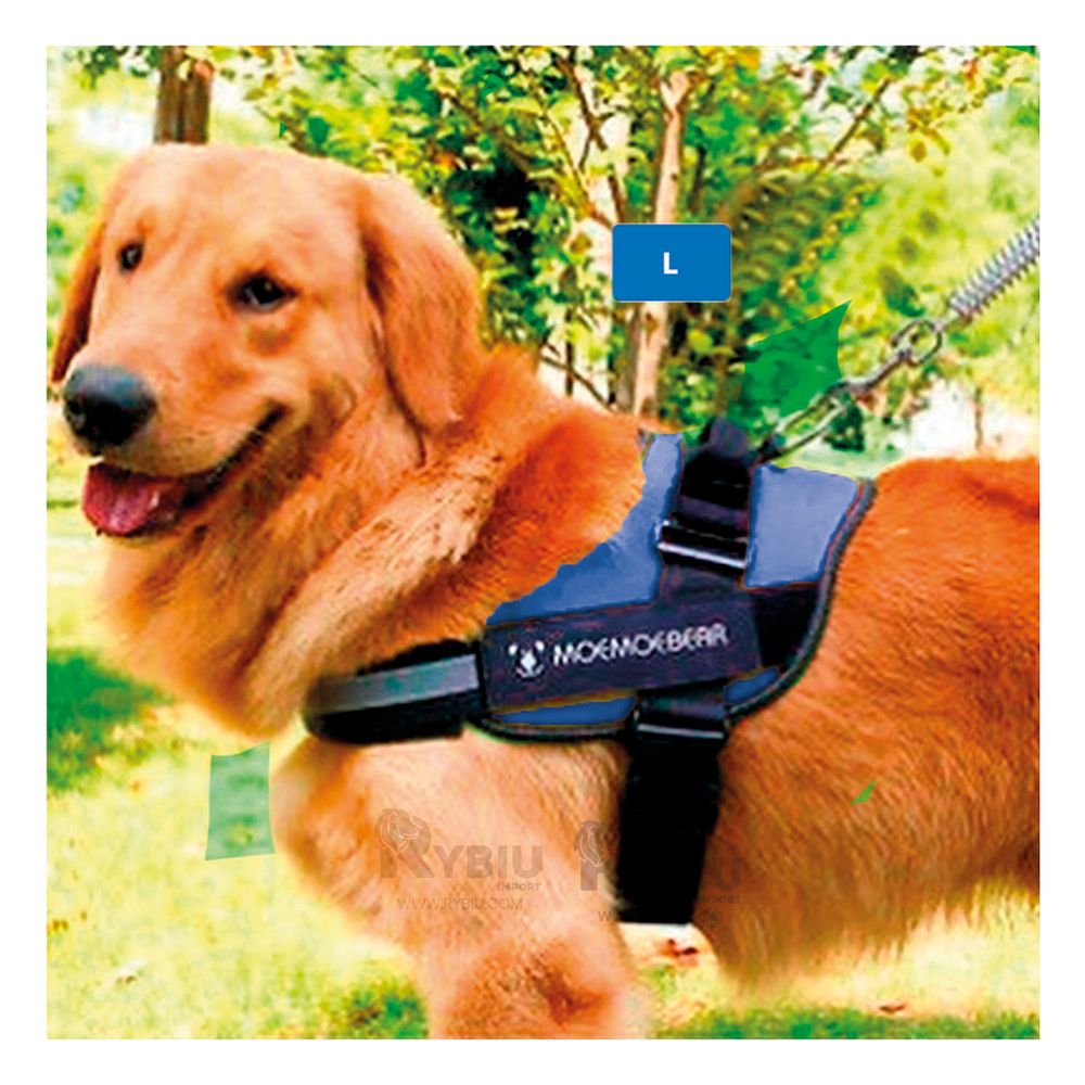 Arnes Pechera Service Dog Talla L Confiable de Color Azul