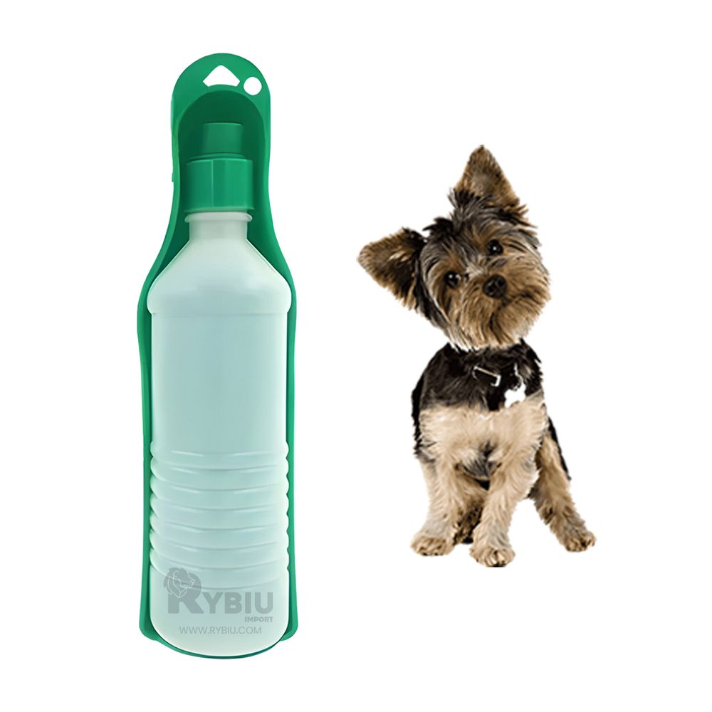 Botella para Paseo de Perro en Verde Y+Post-it adhesivos