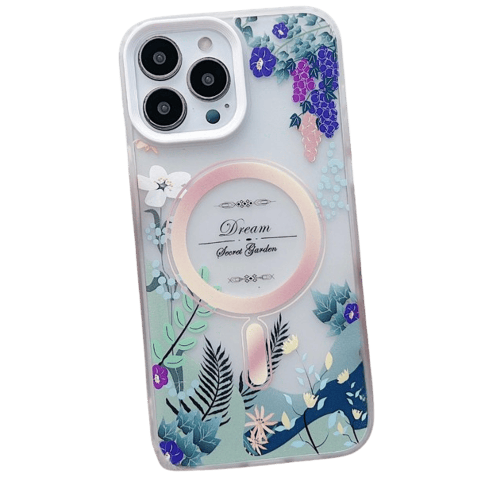 Funda para iPhone 11 Pro Max Magsafe Flower Antishock Dream Resistente a Caídas y Golpes