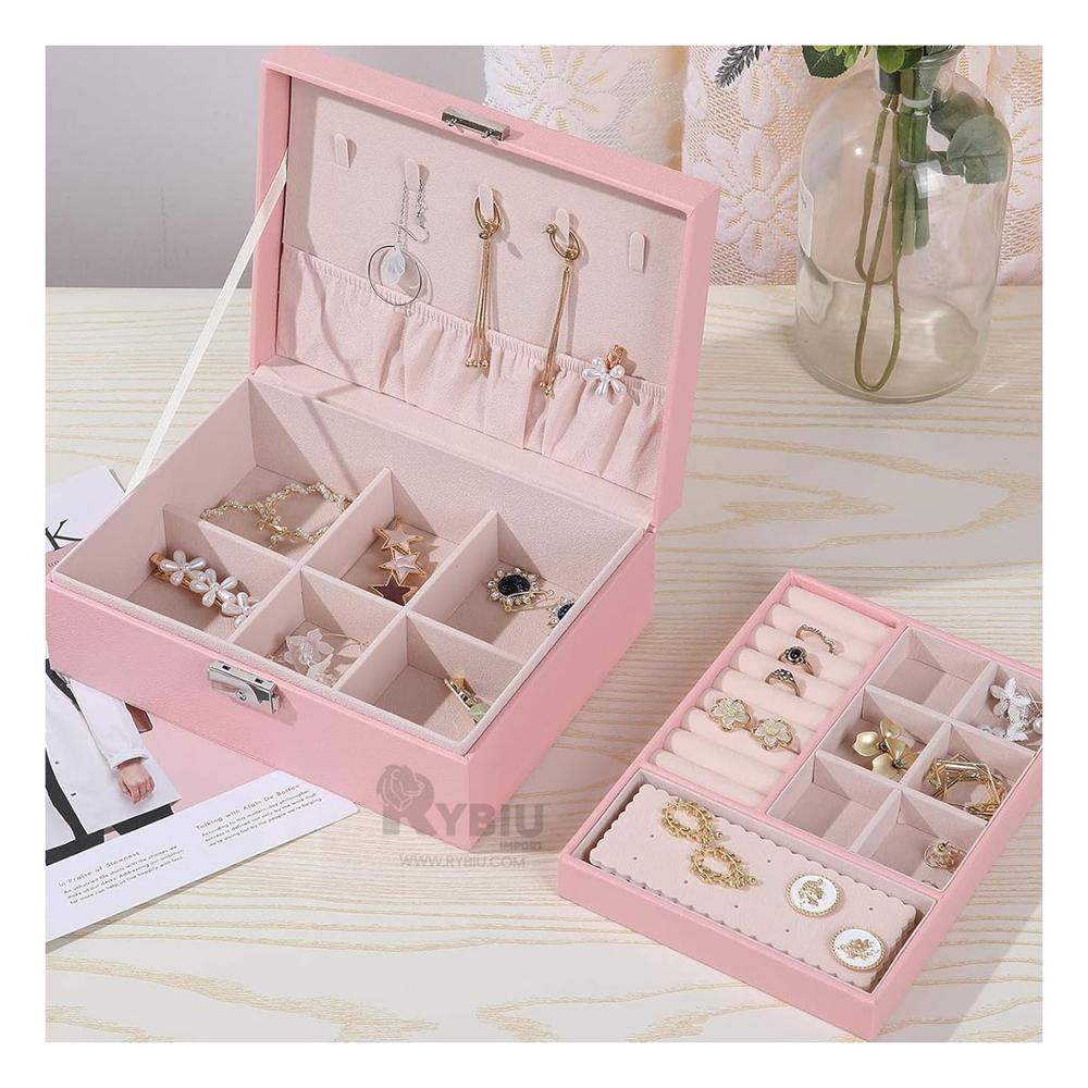 Estuche Elegante con Llave en Rosado Y+Regalo Stickers