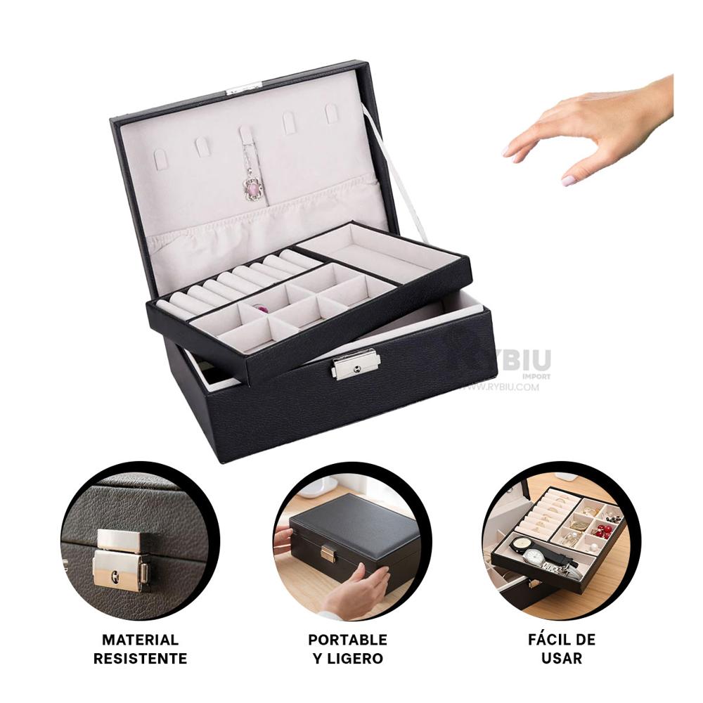 Joyero Funcional para Mujeres en Negro Y+Regalo Agendita