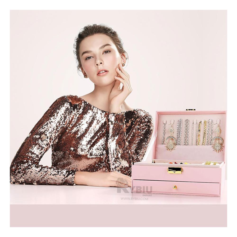 Joyero Funcional para Mujeres en Rosado Y+Regalo Agendita