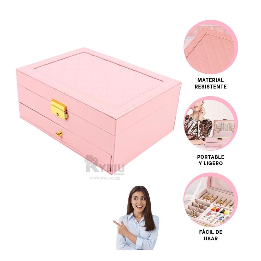 Estuche para Pulseras en Color Rosado Y+Regalo Agendita