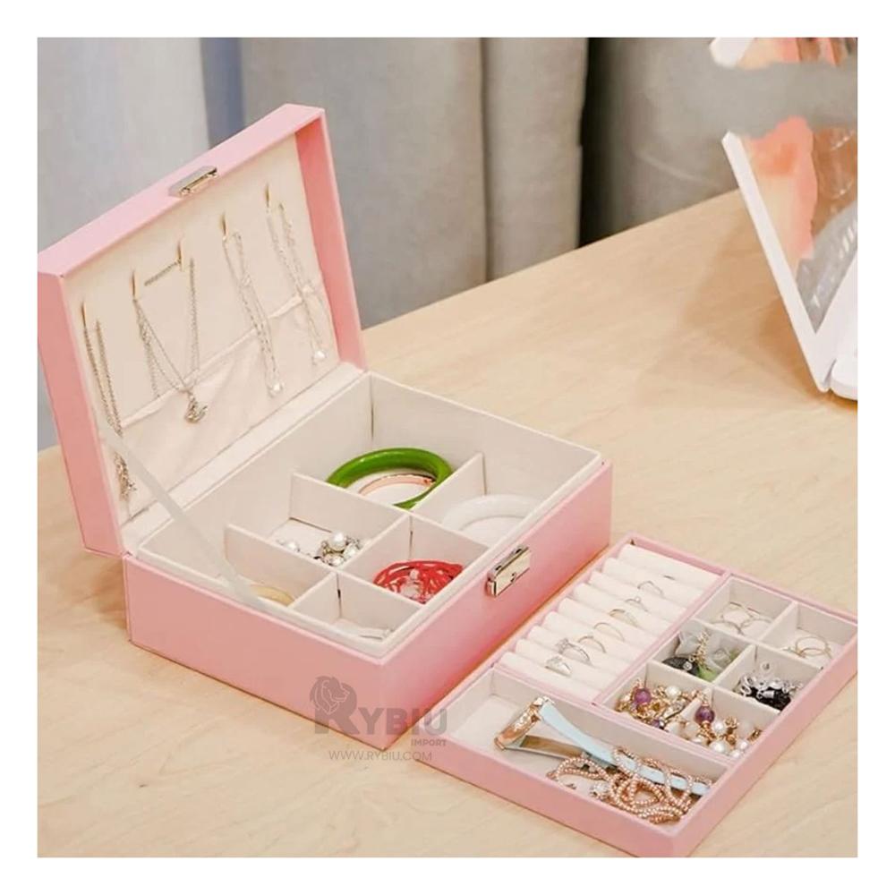 Estuche Moderno para Anillos en Rosado Y+Gift Stickers