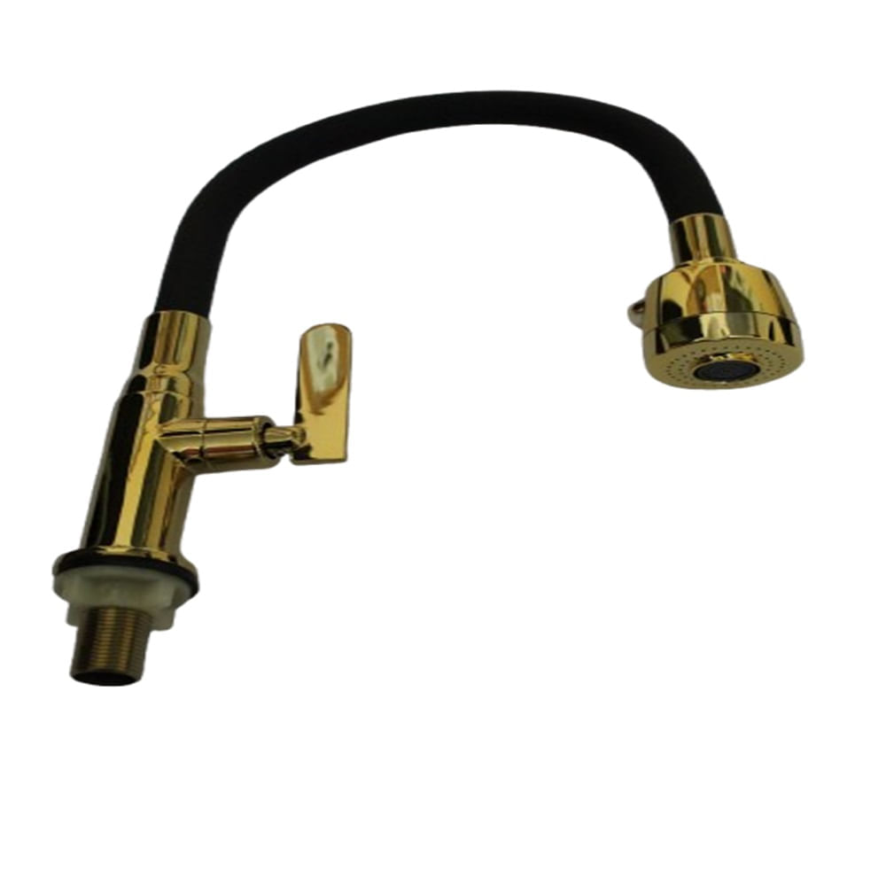 Pico Bar Flexible Negro Con Oro