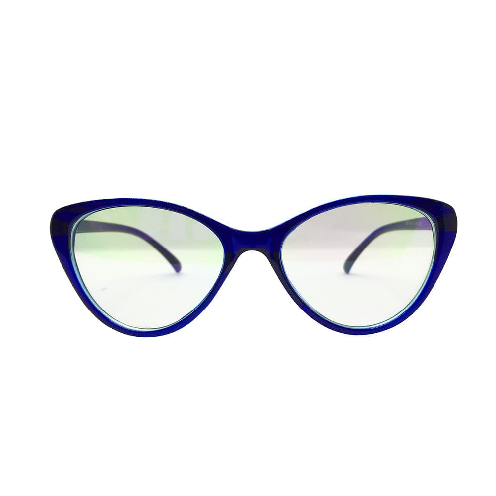 Lentes Oftalmicos Kottdo Cats con Filtro Azul UV400 Color Azul Talla Unica