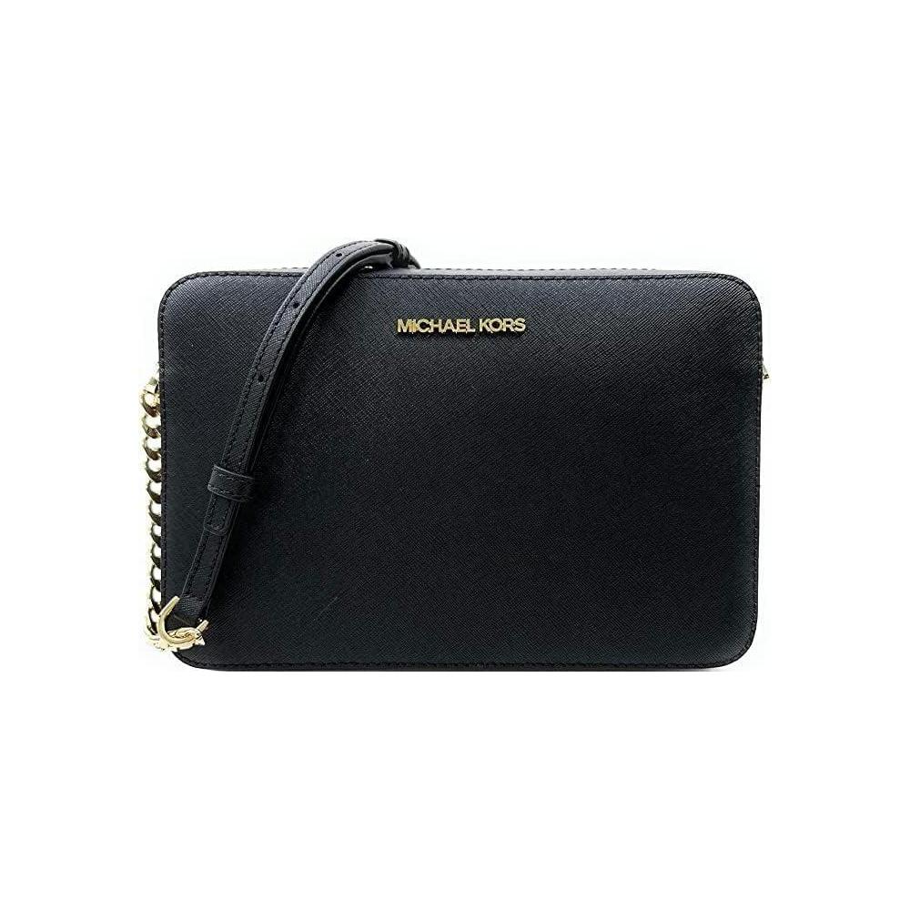 Michael Kors Bolso cruzado de piel Saffiano para mujer, elegante y funcional Michael Kors Bolso cruzado de piel Saffiano para mujer, elegante y funcional