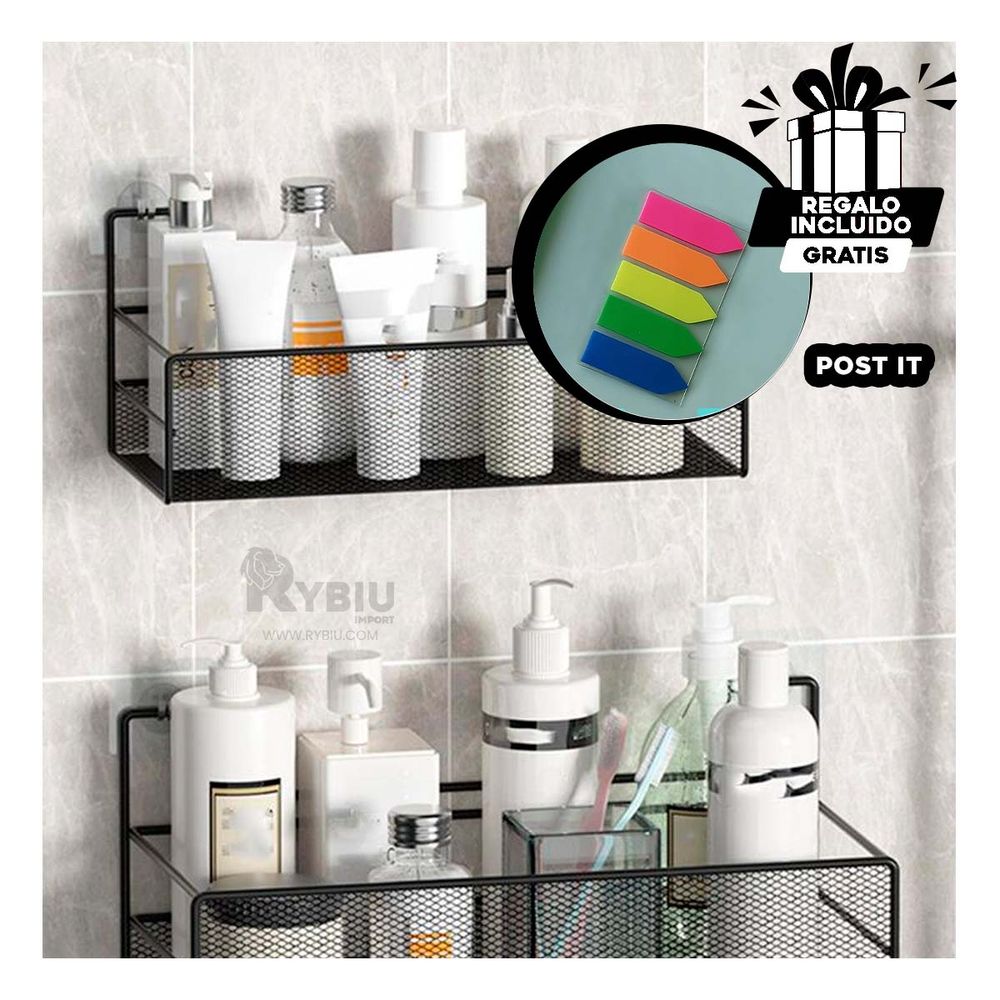 Cesto Ideal para Cosmeticos en Negro Y+Post-it adhesivos