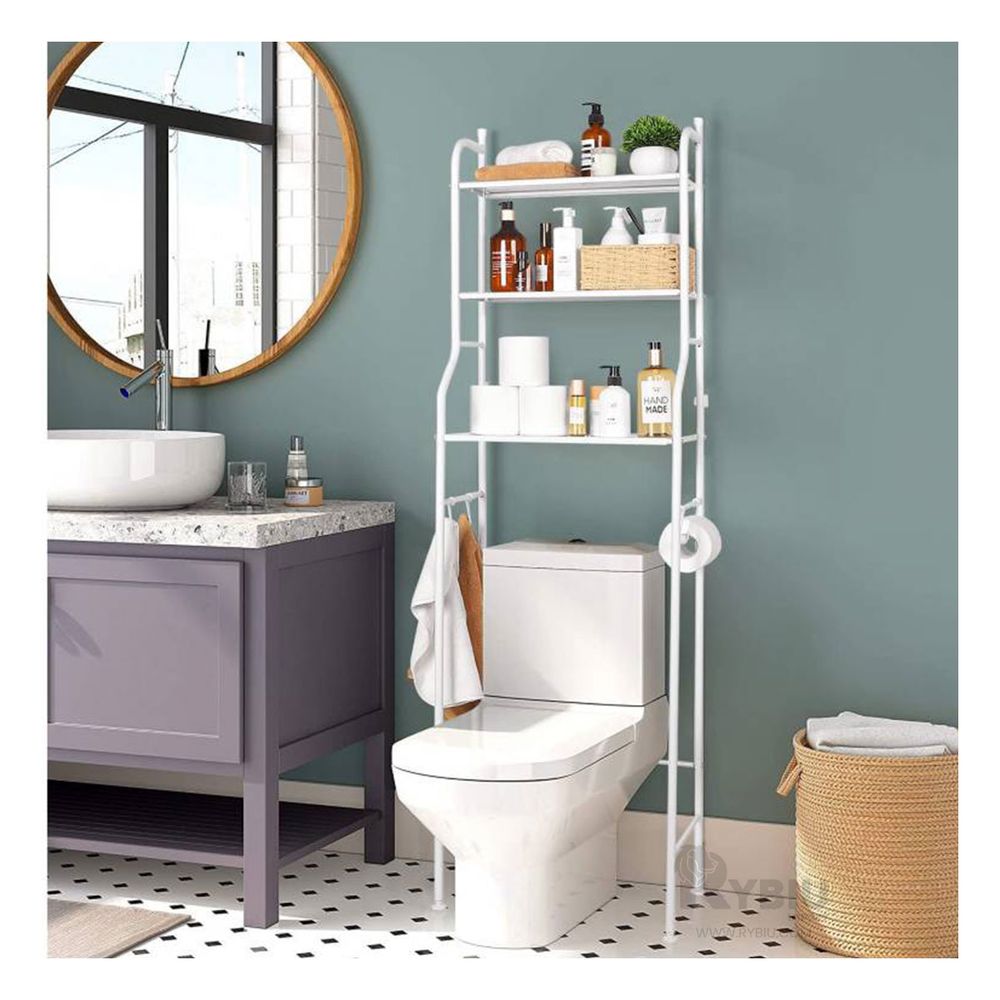 Estante para Ordenar Baño Cuadrado Blanco Y+Papel de Regalo