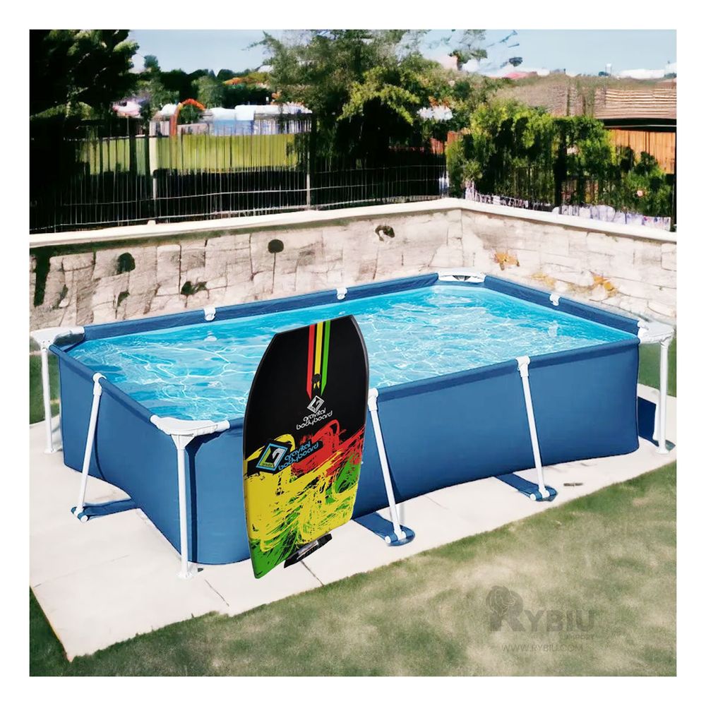 Bodyboard Compacto para Nadar en Multicolor 37''