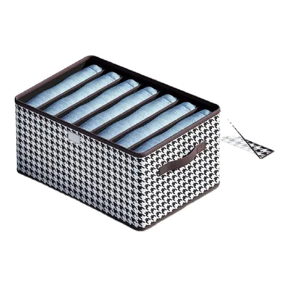 Organizador Plegable de Armario con Tapa y Divisiones