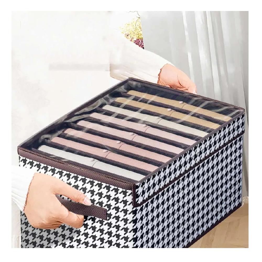 Organizador Plegable para Ropa con Tapa y Divisiones