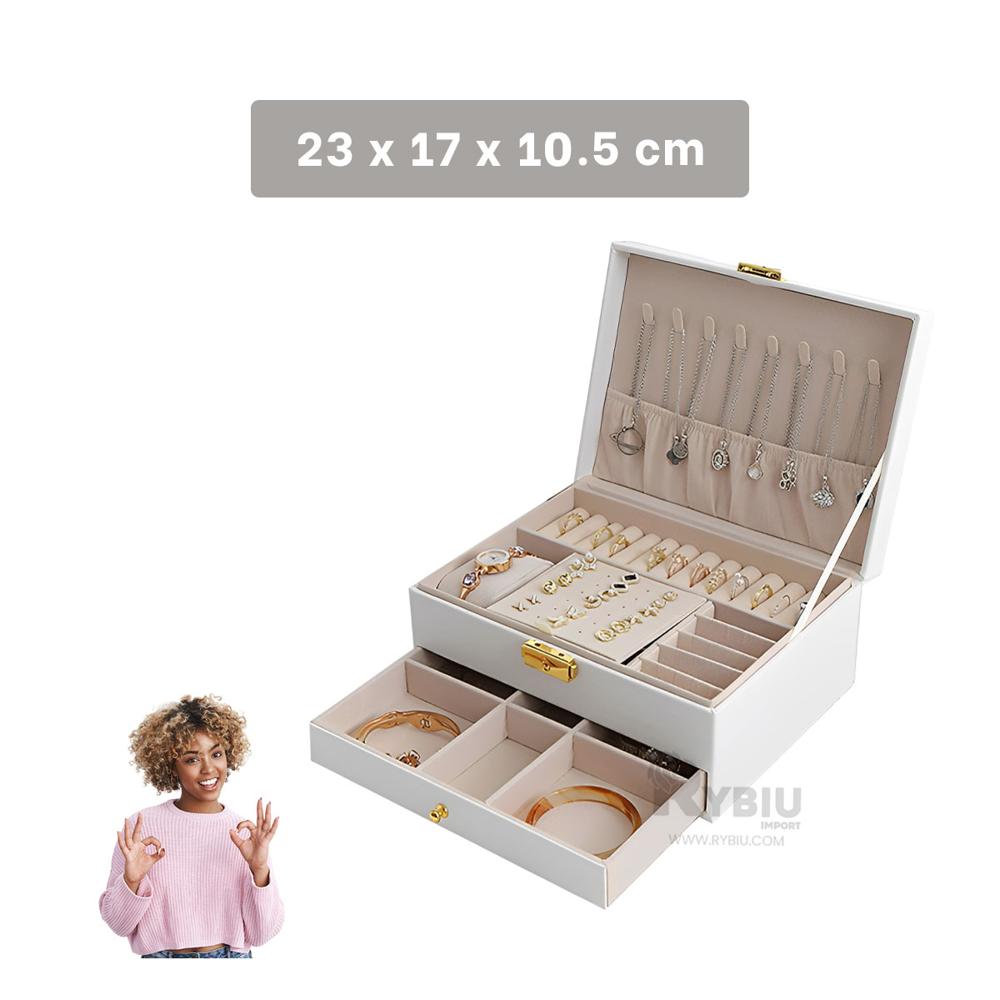 Alhajero con Varios Espacios Blanco Y+Ligas de Regalo