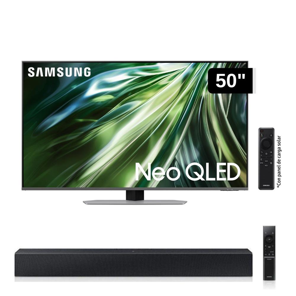 Televisor Samsung 50 Neo Qled 4K QN50QN90DAGXPE + Soundbar HW C400