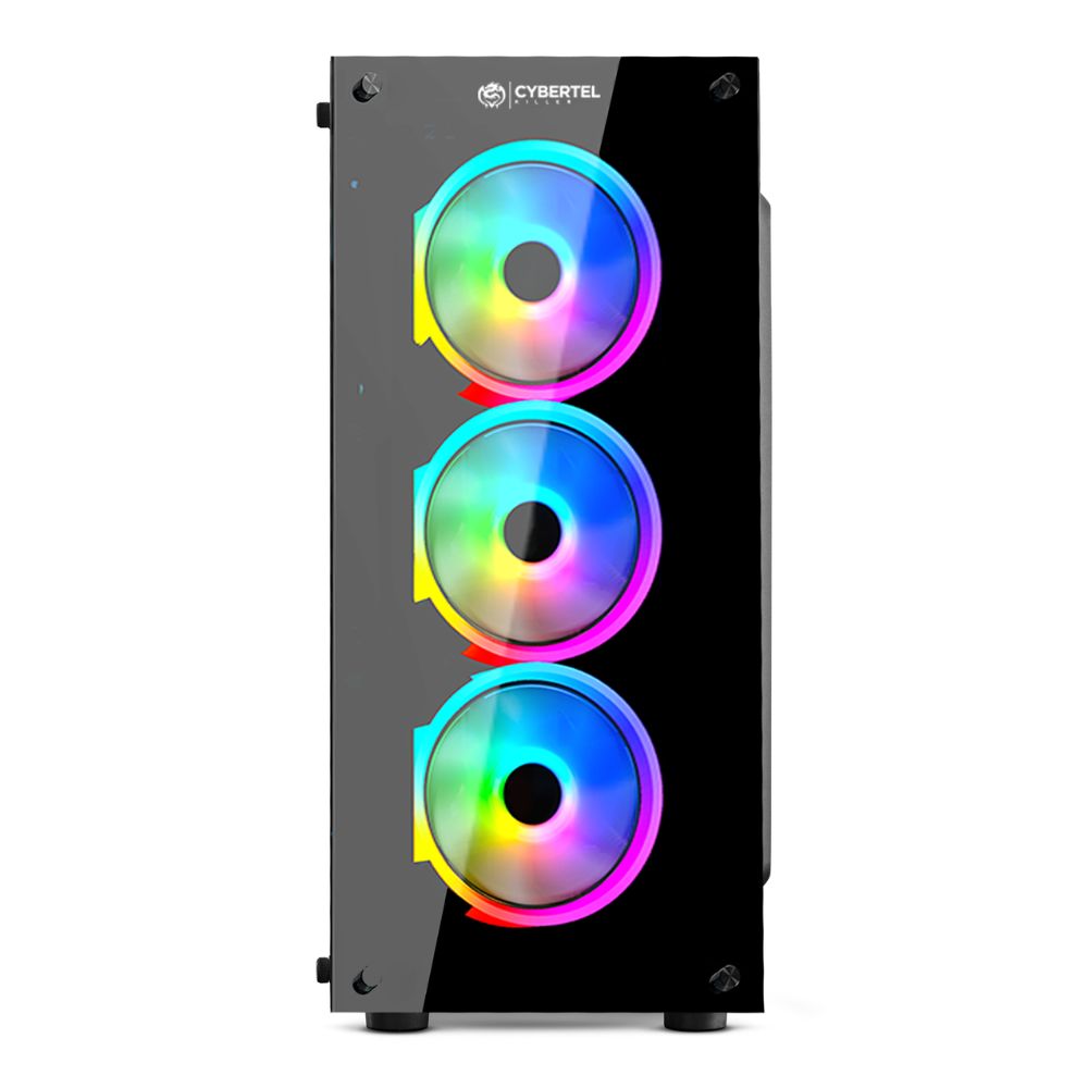 Case Gamer Cybertel Killer CBX 5016 Panel Lateral Vidrio Templado con 7 Slots de Expansion