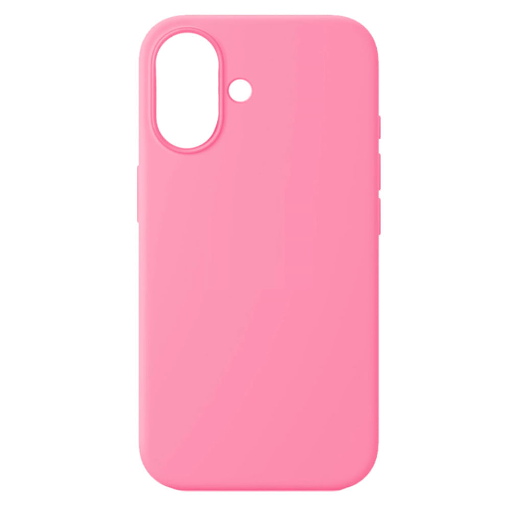 Funda Silicone Case Para iPhone 16 Plus Rosado