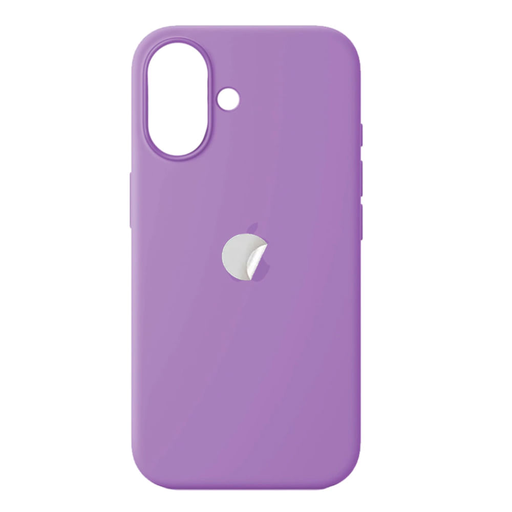 Funda Silicone Case Para iPhone 16 Lila