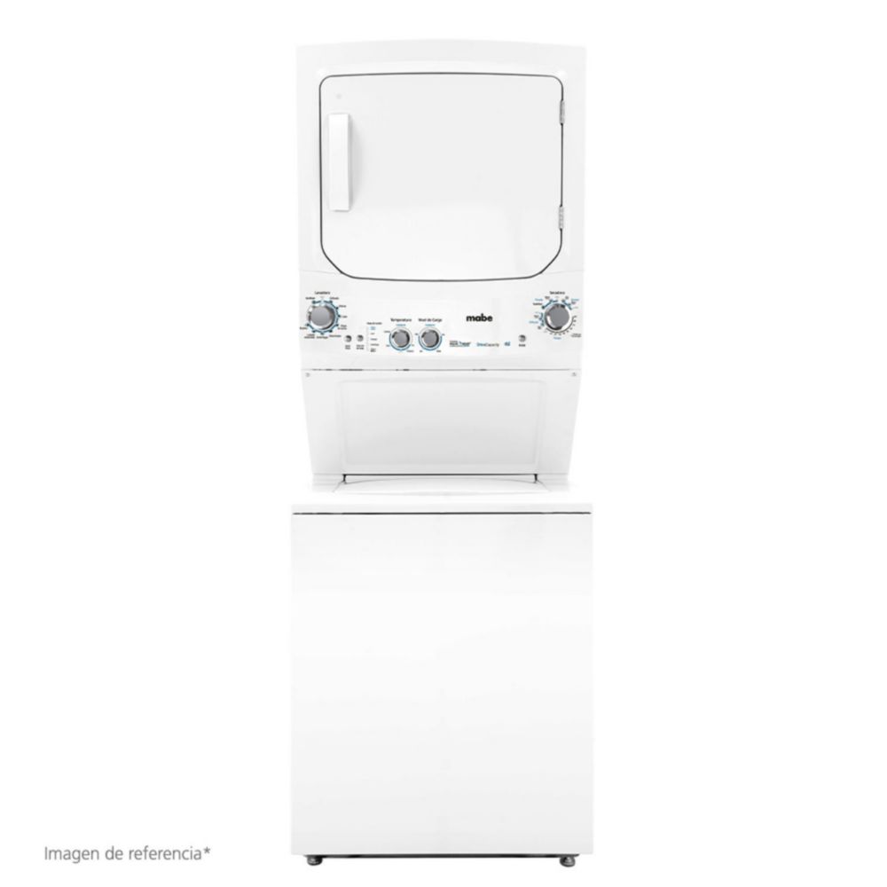 Centro de Lavado Mabe Gas 24KG MCLP2440PSBB0 Blanco