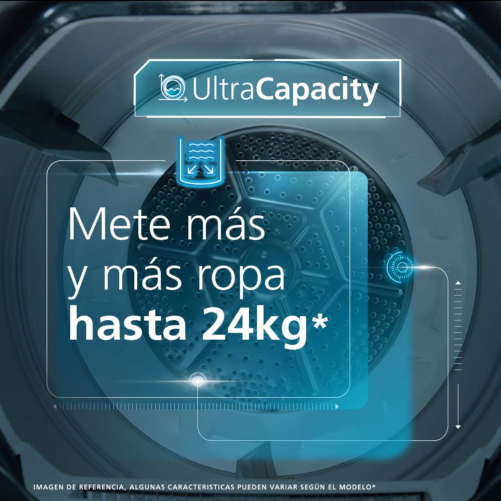 Centro de Lavado Mabe a Gas 24KG MCLP2440PSDG0 Diamond Gray - Oechsle