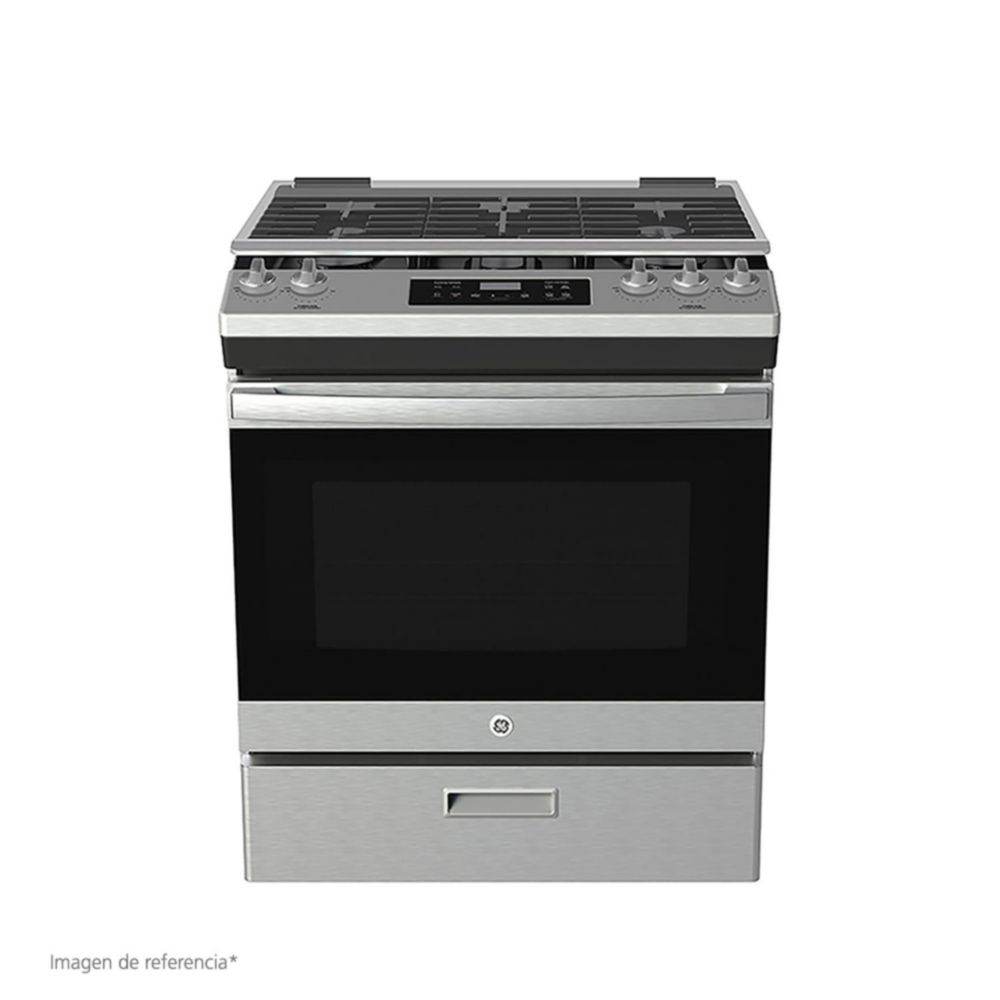 Cocina de piso a Gas Mabe 5 Quemadores EG7686SSC0 Inox