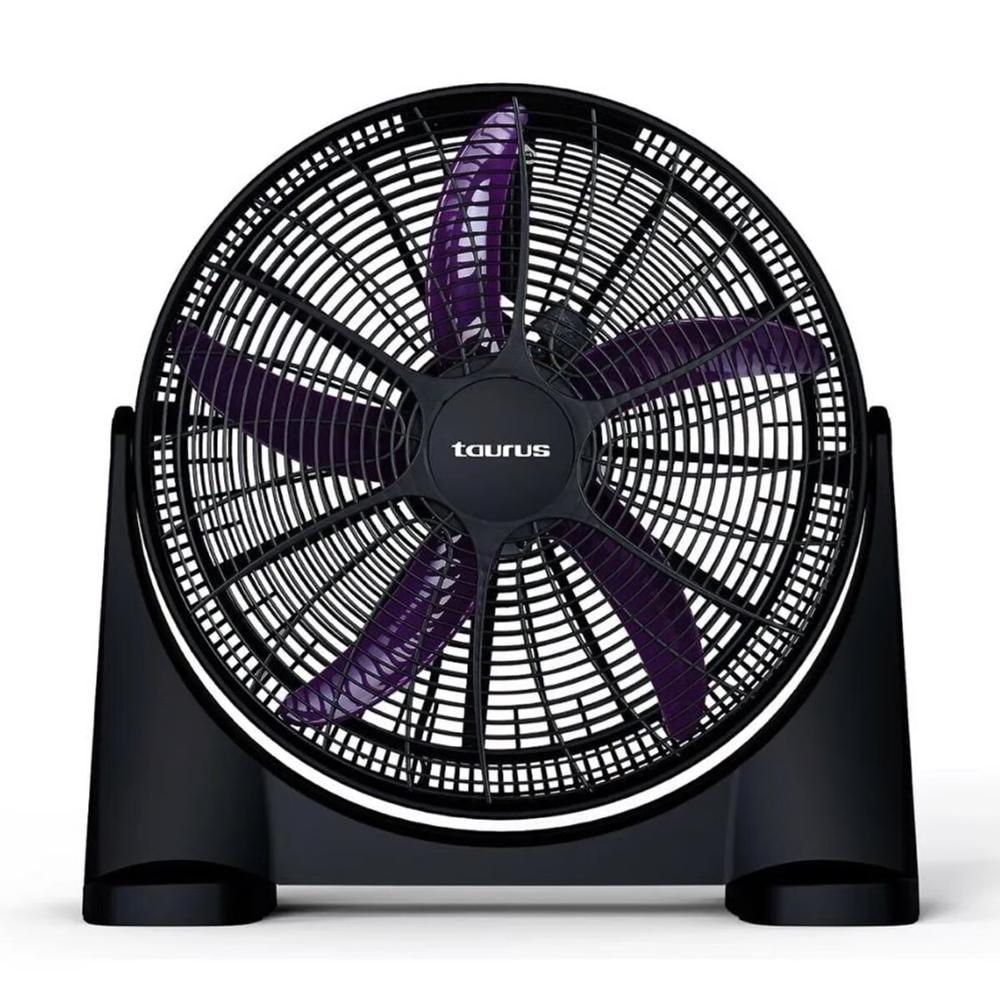 Ventilador de Piso 5 Aspas y 3 Velocidades Taurus Anemo 130W Negro