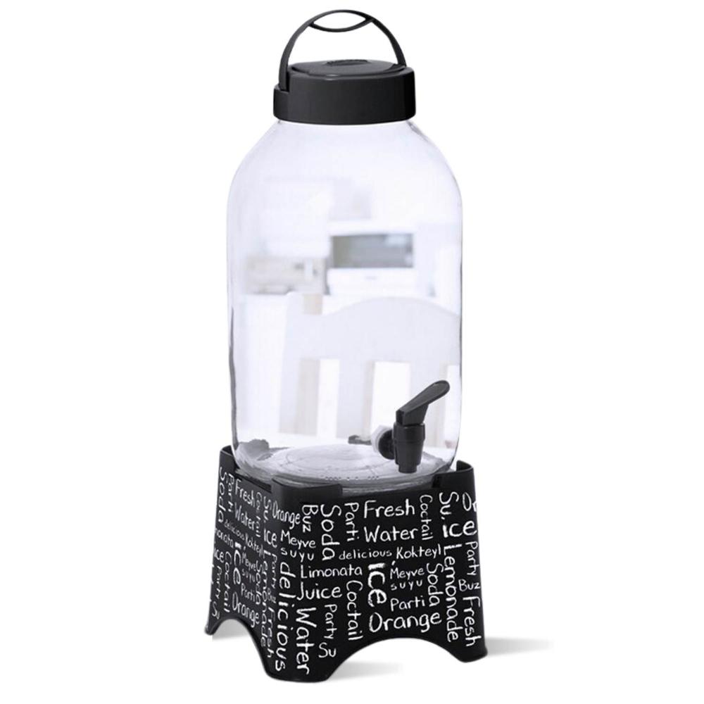 Dispensador de Agua Watter Negro Base Grafit 5,0 L Herevin