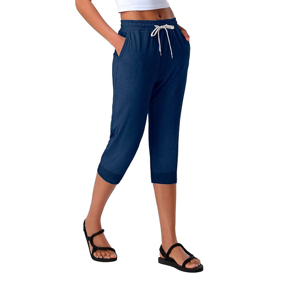 Pantalon Nimin Estilo Casual para Mujer Color Azul Oscuro Talla XXL