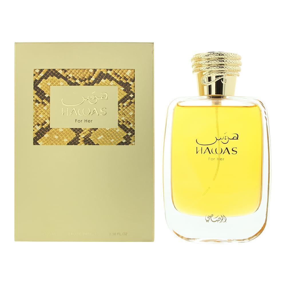 Rasasi Hawas Eau de Parfum Spray para Mujer, fragancia femenina de 100 ml