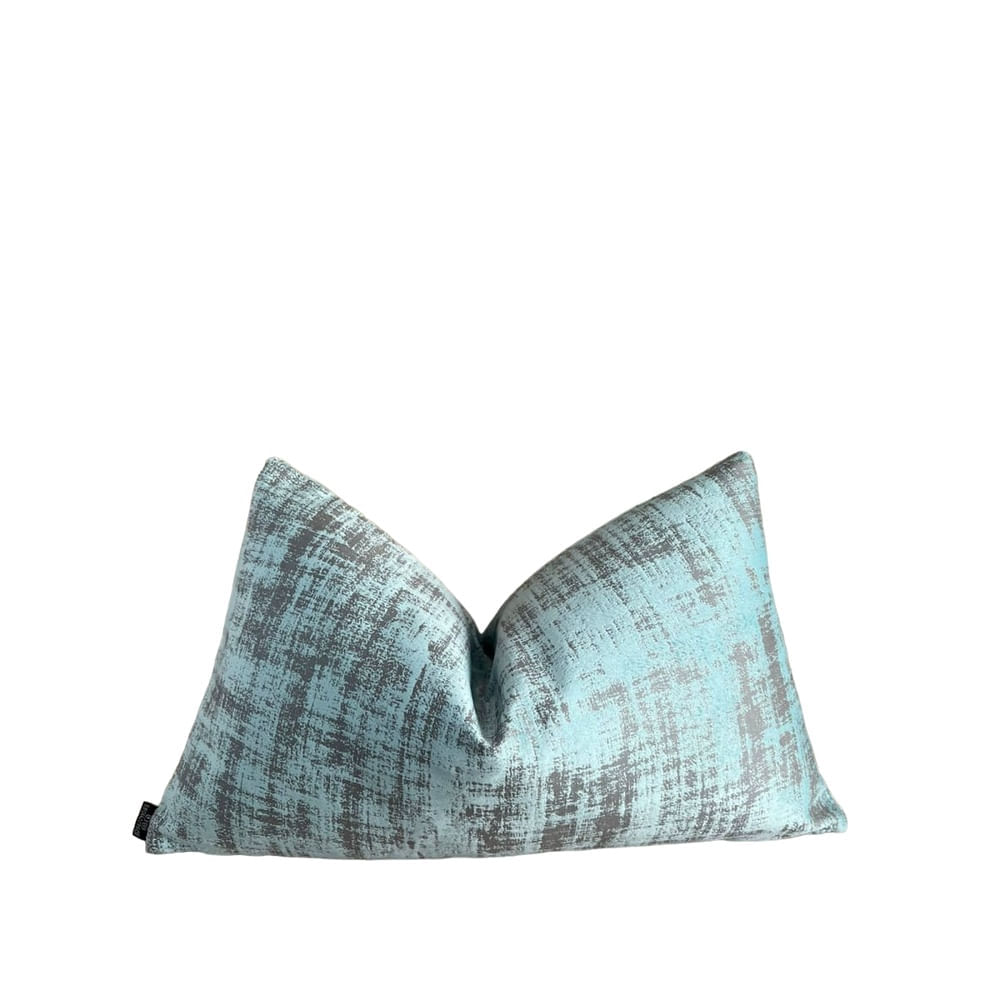 Funda Cojin Beynat Aqua Terciopelo 50x30 cm